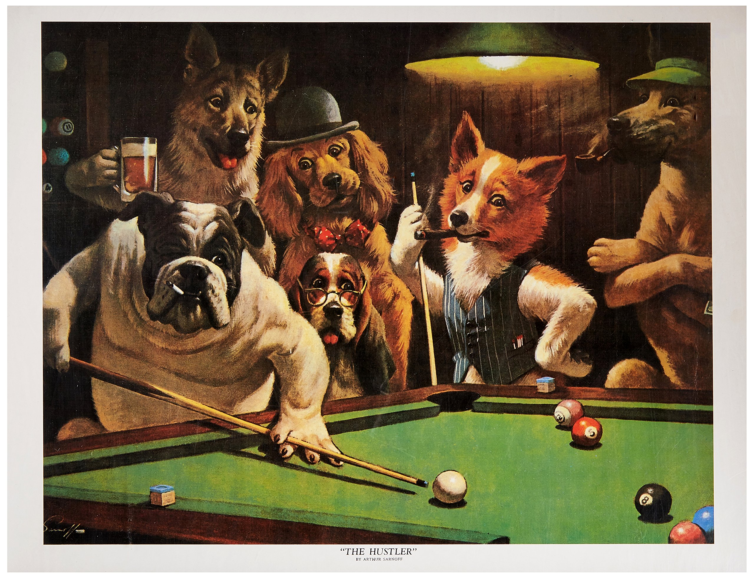 Amazon.com: artworkforless.com The Hustler by Arthur Sarnoff - 16